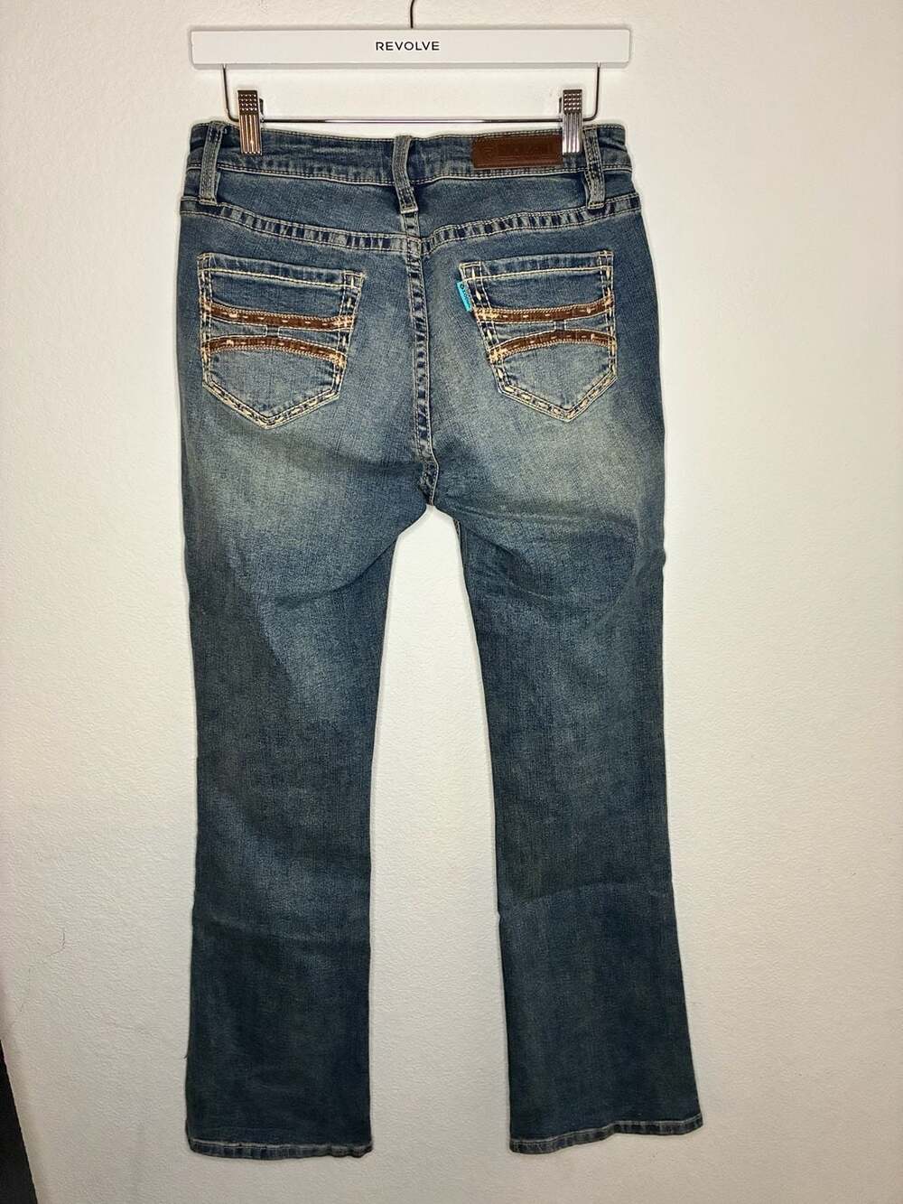 Rock & Roll Denim x Hooey Mid Rise Bootcut Jeans W27 L32